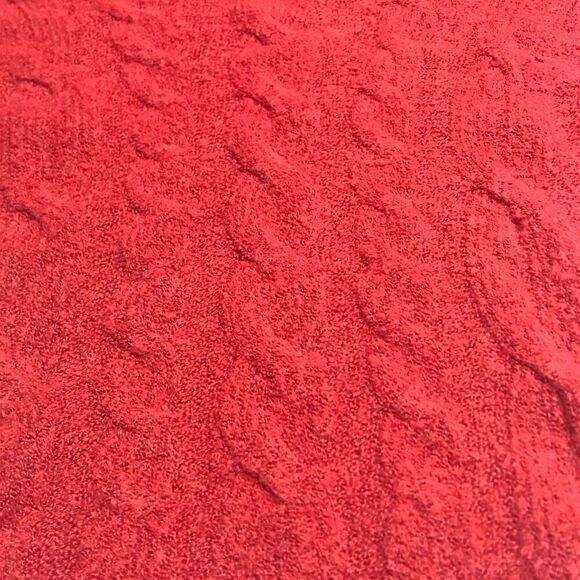 BP. Candy Red Cable Knit Turtleneck Sweater N0448 - Picture 3 of 8